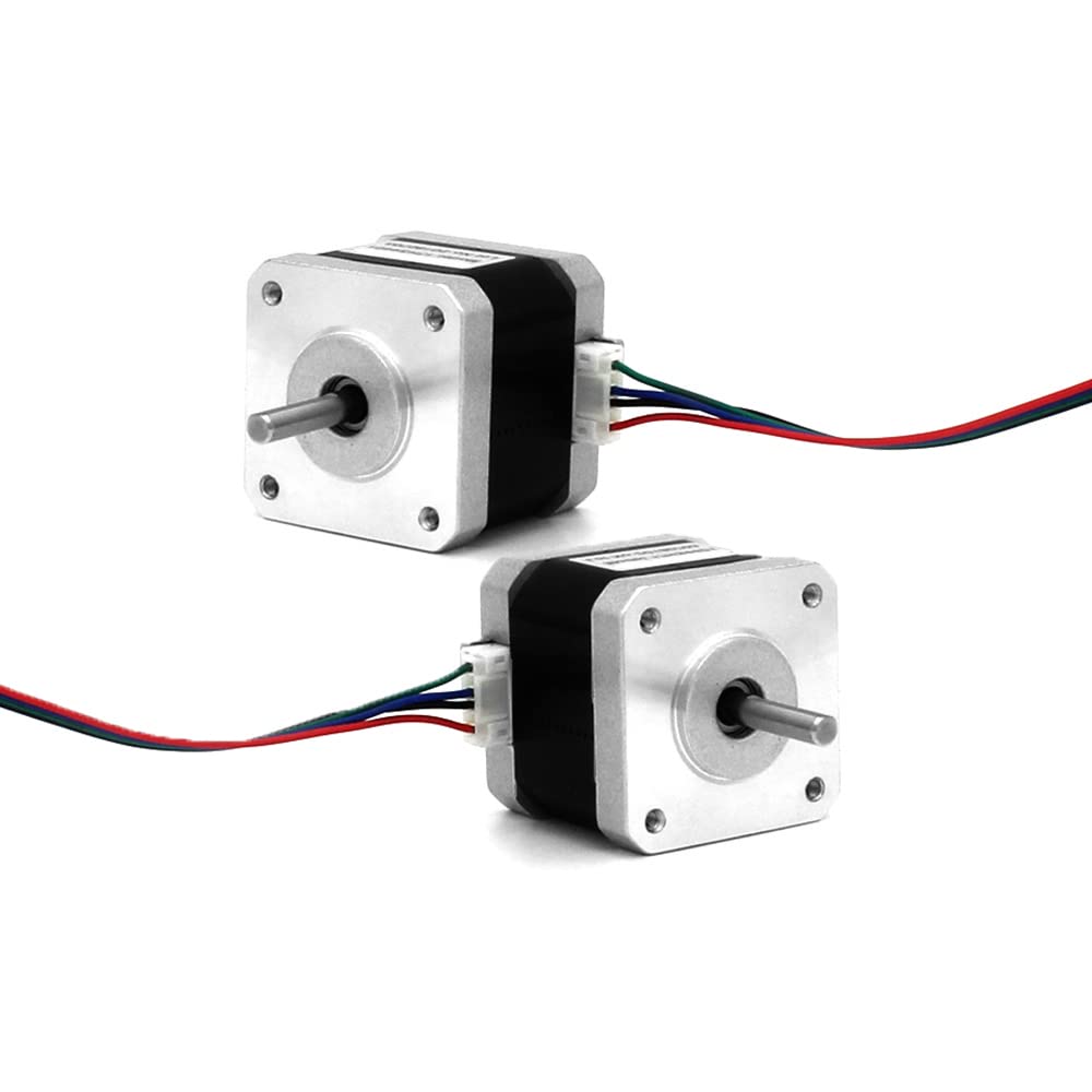 (Pack of 2pcs) NEMA17 Stepper Motor High Torque Bipolar DC Step Motor Kit for CNC XYZ 3D Printer