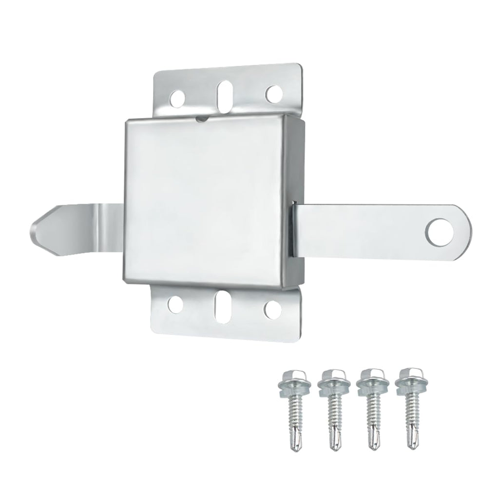 Garage Door Side Lock Heavy Duty Inside Deadlock for Most Garage Door Galvanized Steel -1pack