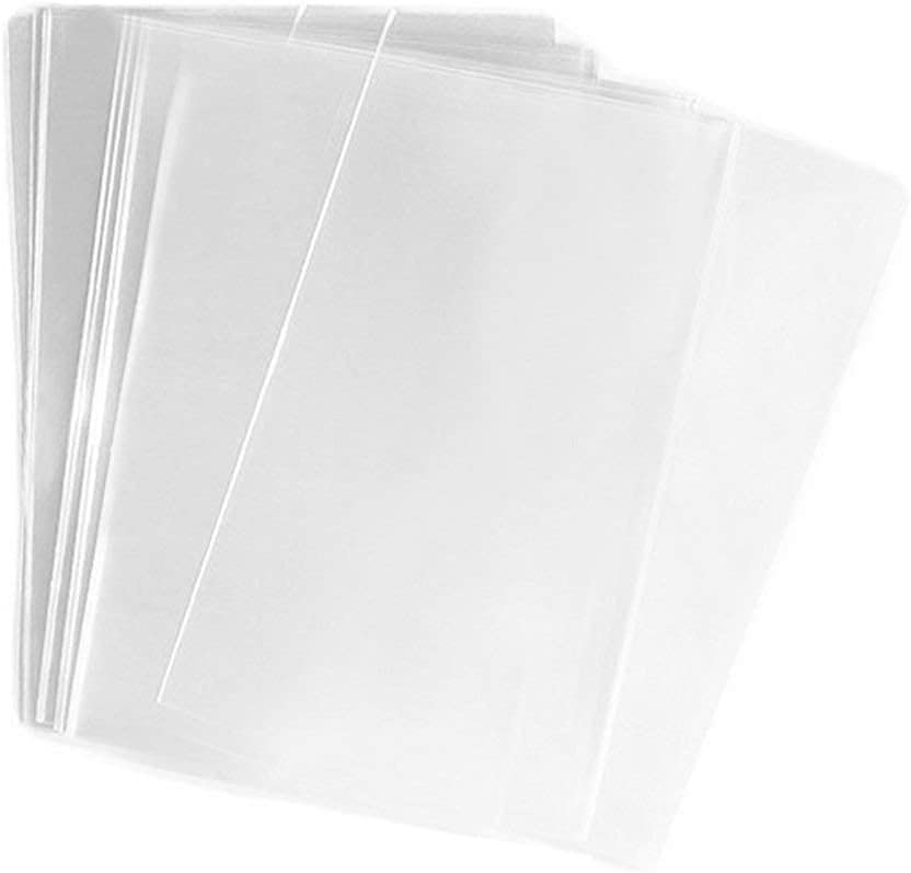 500pcs 5"×7" Clear Flat Open-End Cellophane Bags | Cello Bags, Poly Bags For Bakery, Candle, Soap, Cookie, Candy, Party & Wedding Cellophane Bags By EsseWise