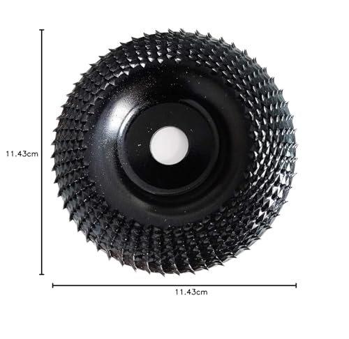 OBA Wood Carving Disc for Angle Grinder 4 1/2 Inch, Wood Shaping Grinding Wheel with 7/8” Arbor