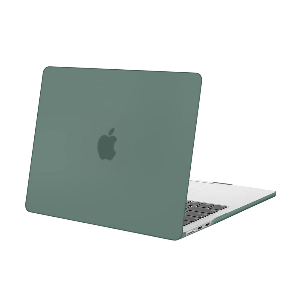 MOSISO Compatible with MacBook Air 13 inch Case M5 2026 M4 2025 M3 M2 2024-2022 A3449 A3240 A3113 A2681, Anti-Scratch/Easy to Snap on Hard Shell Cover for MacBook Air 13.6 inch Case, Emerald Green