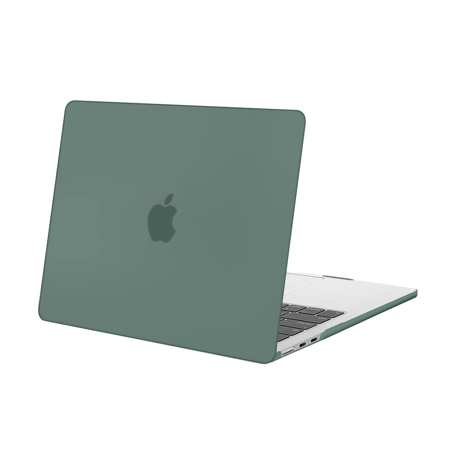MOSISO Compatible with MacBook Air 13 inch Case M5 2026 M4 2025 M3 M2 2024-2022 A3449 A3240 A3113 A2681, Anti-Scratch/Easy to Snap on Hard Shell Cover for MacBook Air 13.6 inch Case, Emerald Green