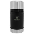 Stanley Classic Legendary Large Food Jar 24 oz | Vacuum Insulated Food Container | Wide Mouth Screw On Lid | Packable for Travel | Stainless Steel with Leakproof Lid | BPA-Free | Black 2.0