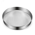 12 Inch Sieves Fine Mesh Strainer Stainless Steel Sifter Round Flour Sieve for Baking Straining Powdering