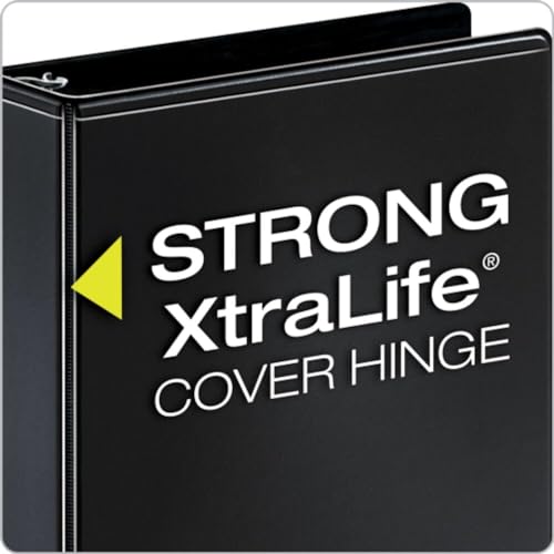 Cardinal Binders, 3-Ring D-Ring, 1.5 Inch, Assorted Colors, 4-Pack, Holds 375 Sheets, Customizable Front, Back & Spine, Non-Stick Covers for School, Office or Home Use