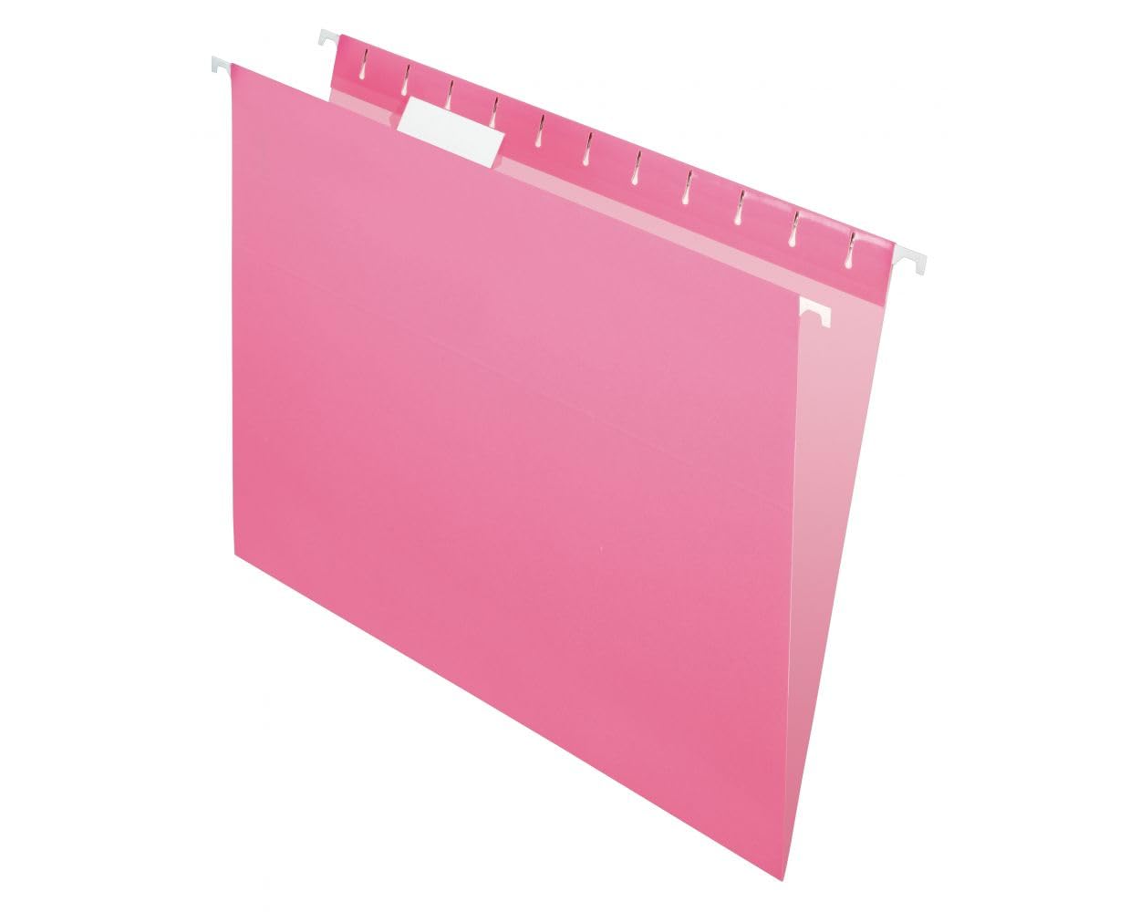 Pendaflex Hanging File Folders, Letter Size, Pink, 25-Pack, Durable Paper Stock, Coated Rods, Lighter Interior to Prevent Misfiling, for Home or Office Filing Systems