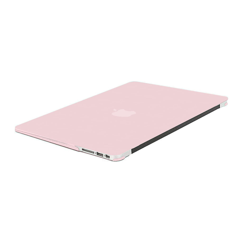MOSISO Compatible with MacBook Air 13 inch Case (Models: A1369 & A1466, Older Version 2010-2017 Release), Protective Plastic Hard Shell Case & Keyboard Cover & Screen Protector, Rose Quartz