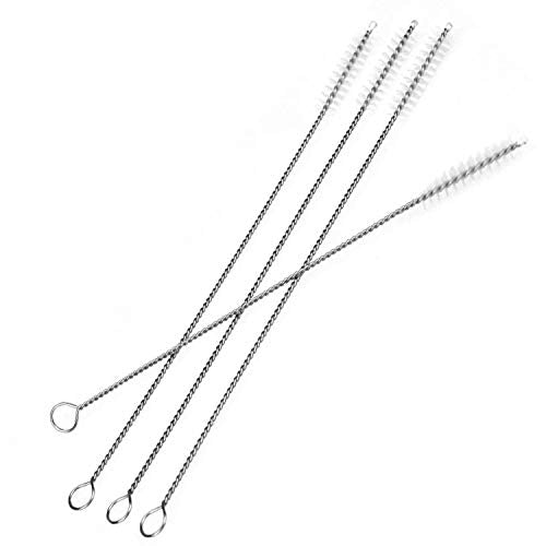 Sunwinc 50-Pack Drinking Straw Brush,230mm Long Cleaner Brush for Stainless Steel Metal Straws Eco-Friendly Dishwasher Safe (Cleaning Brush -50Pack)