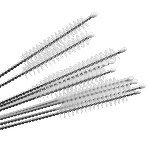 Sunwinc 50-Pack Drinking Straw Brush,230mm Long Cleaner Brush for Stainless Steel Metal Straws Eco-Friendly Dishwasher Safe (Cleaning Brush -50Pack)