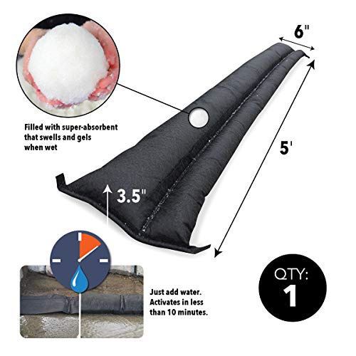 Quick Dam QD65-1 Water Activated Flood Barriers