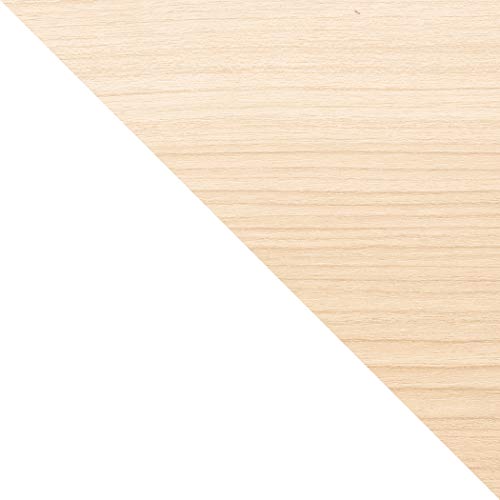 Umbra Bellwood Paper Towel Holder for Kitchen Countertop, with Real Wood Stand and Weighted Metal Base, White/Natural