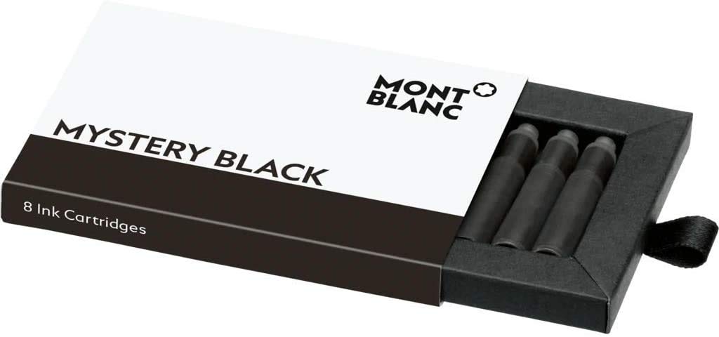 Mont Blanc Ink Cartridges, Mystery Black (105191)