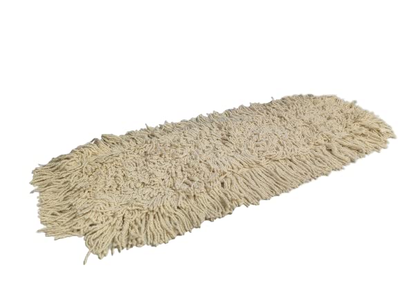 Bristles 3524 Industrial Strength Dust Mop Head 24 Inch - Disposable Cleaning Pad, 24 x 5 for Commercial and Residential Use
