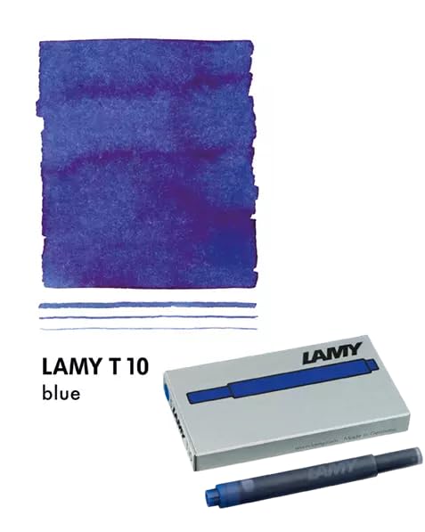 Lamy Fountain Pen Ink Cartridges, Blue Ink, Pack of 20 (LT10BLB)