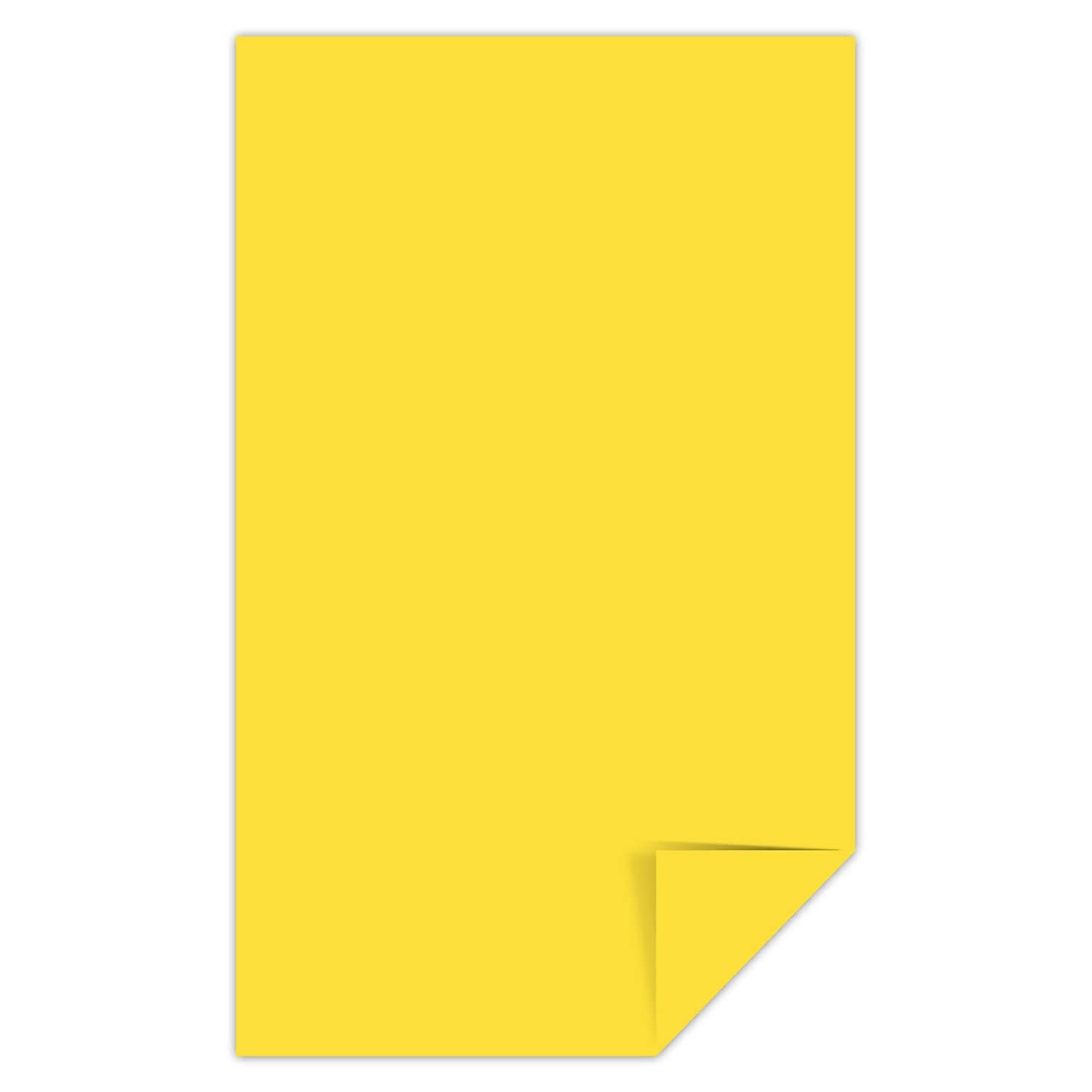 Neenah Astrobrights Premium Color Paper, 24 lb, 8.5 x 14 Inches, 500 Sheets, Solar Yellow