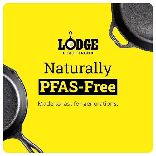 Lodge L3SK3 6-1/2-Inch Logic Pre-Seasoned Skillet (Black)