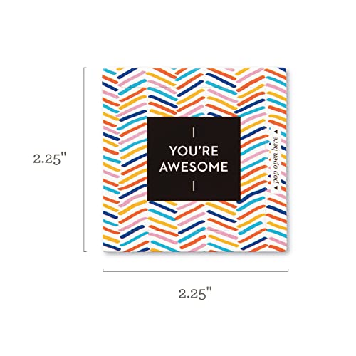 Compendium ThoughtFulls Pop-Open Cards — 3-Pack of You're Awesome, Smile, Be Happy — 90 Pop-Open Cards, Each with a Different Message Inside