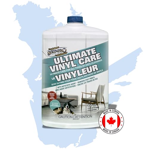 Surf-Pro Ultimate Vinyl Care Solution – 850ml | No-Rinse, Fast-Drying Solution for WPC, SPC & LVT | Subtle Scent | Concentrated | Made in Canada