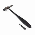 ADC 3694BK Tromner Neurological Reflex Hammer with Built-in Brush, Black and Chrome