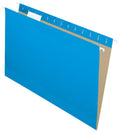 Pendaflex Hanging File Folders, Legal Size, Blue, Smooth Glide with Coated Rods, Kraft Interior to Prevent Misfiling, 25-Pack for Organized Filing at Home or Office