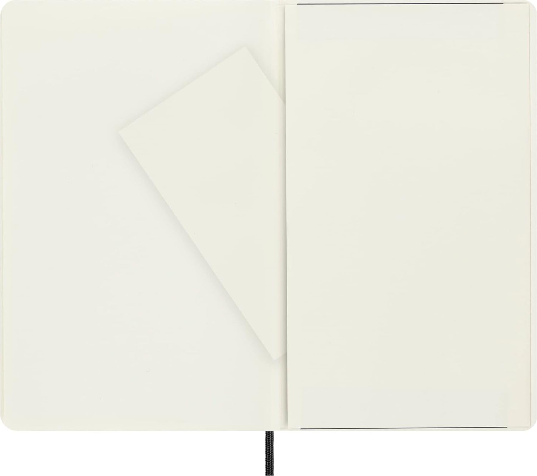 Moleskine Classic Notebook, Soft Cover, Large (5" x 8.25") Squared/Grid, Black, 192 Pages