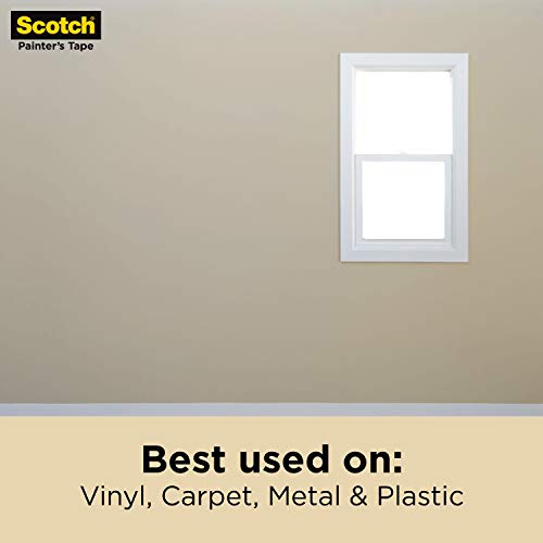 Scotch Painter’s Tape Scotch Masking Tape, Contractor Grade 24 mm (9 Rolls) - 2020