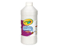 Crayola Tempera Washable Paint 32-Ounce Plastic Squeeze Bottle, White