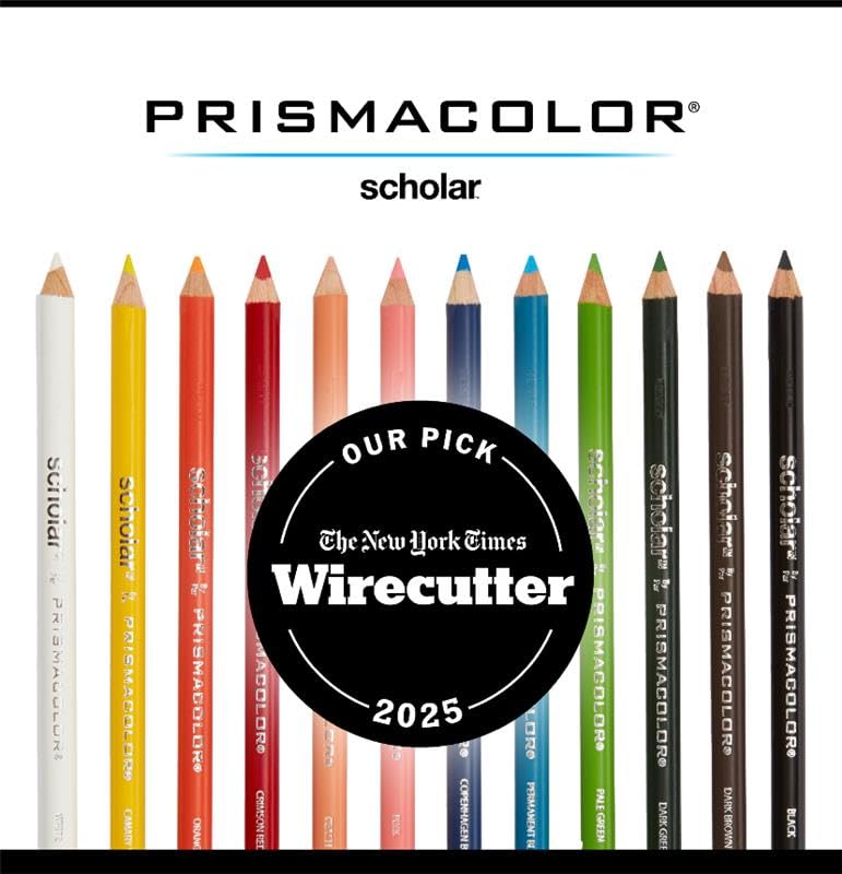 Prismacolor Scholar Coloured Pencils, Assorted Colours, 24 Count