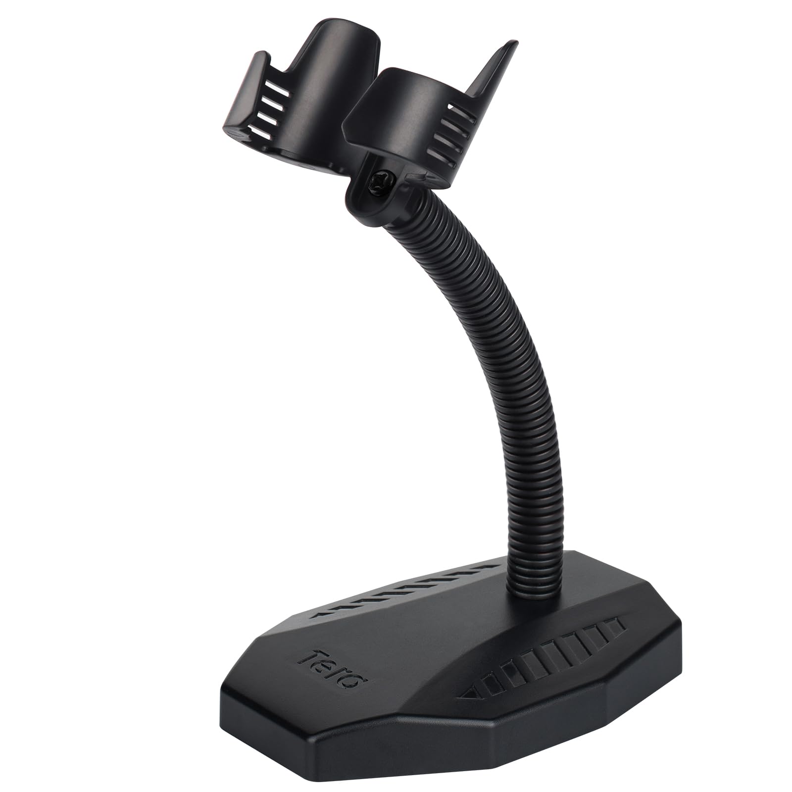 Tera Universal Barcode Scanner Stand Hands Free Barcode Scanning Bar-Code Reader Cradle Holder Base Angle and Height Adjustable Head for Supermarket Retail Store School Library Logistic Warehouse