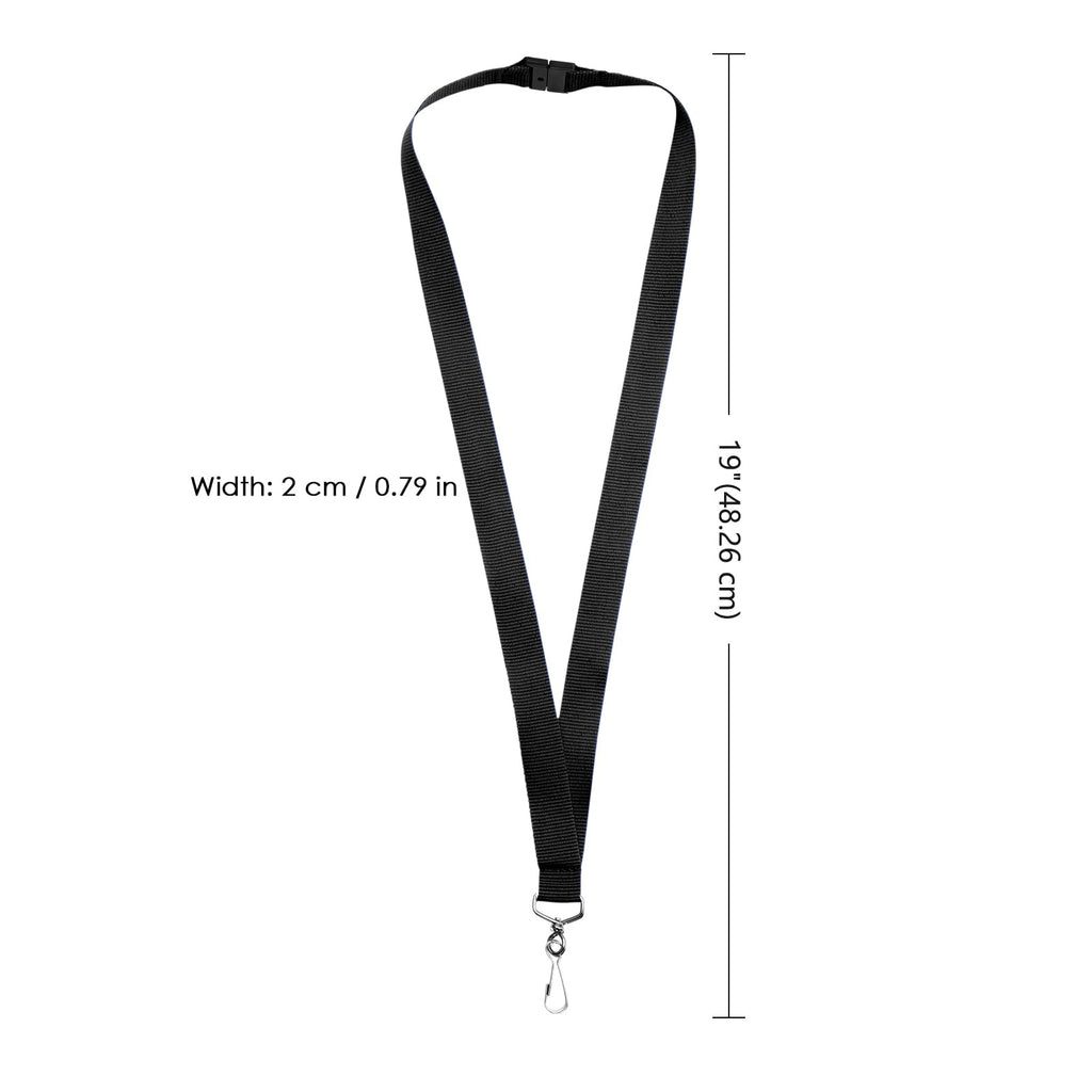24-Pack Rainbow Breakaway Lanyards, Durable Polyester Neck Straps for ID Cards, Keys, Office, School & Events