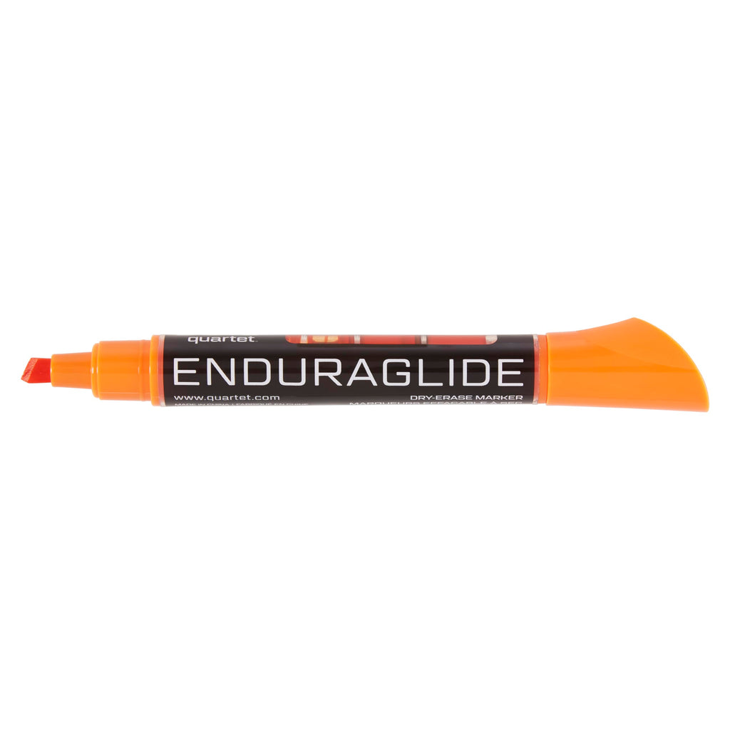 Quartet EnduraGlide Dry-Erase Markers, Chisel Tip, Bold Colour, Assorted Colours, 12-pack (6447459961)