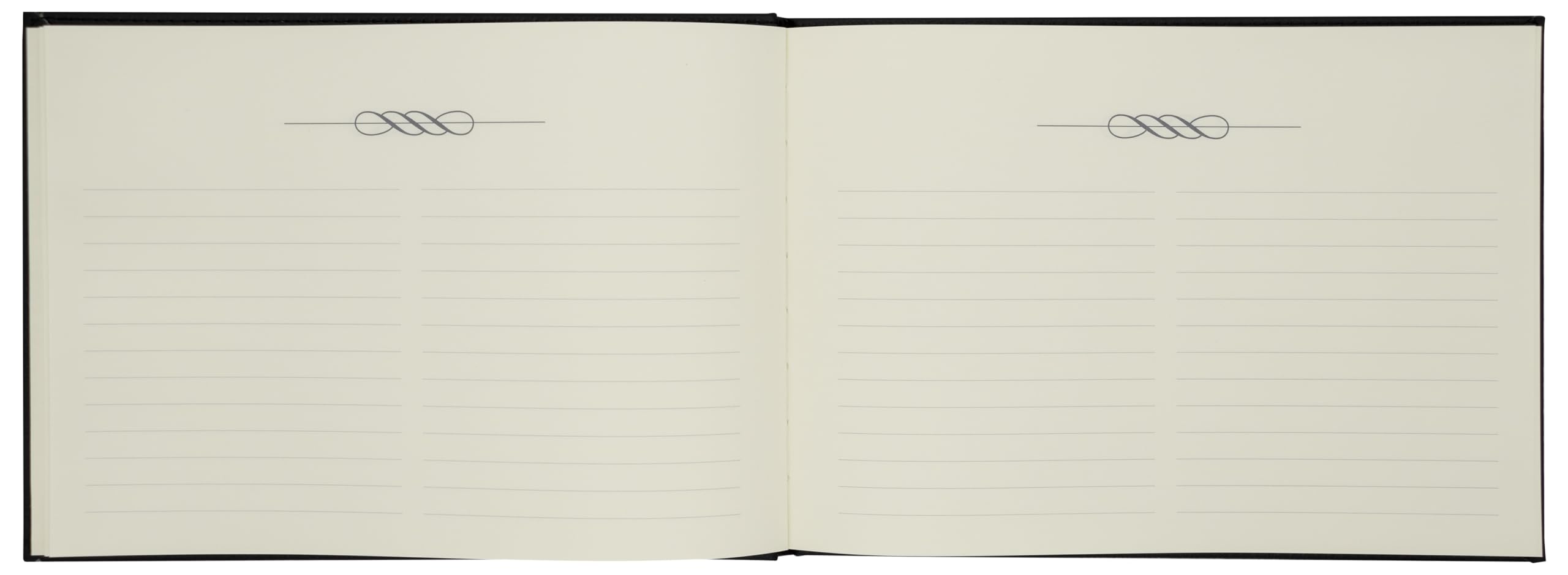 Winnable Guest & Visitor Book, 7 x 10 Inches, 100 Pages, Quill Emblem, Black