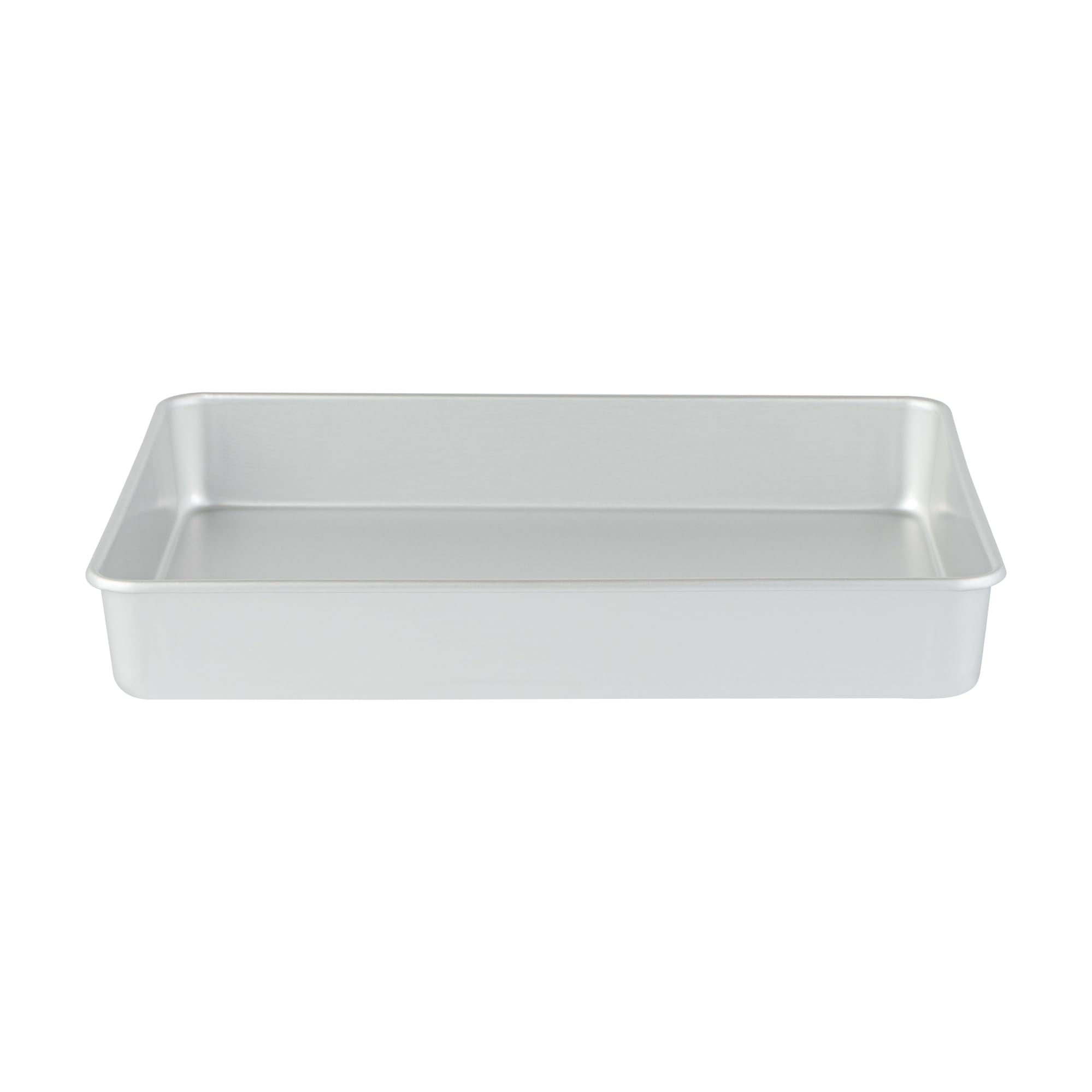 Restaurantware-Met Lux 13 x 9 x 2 Inch Straight-Sided Baking Tin, 1 Rectangular Cake Pan - Oven-Ready, Freezable, Anodized Aluminum Baking Sheet Cake Pan, Greaseproof, for Birthday