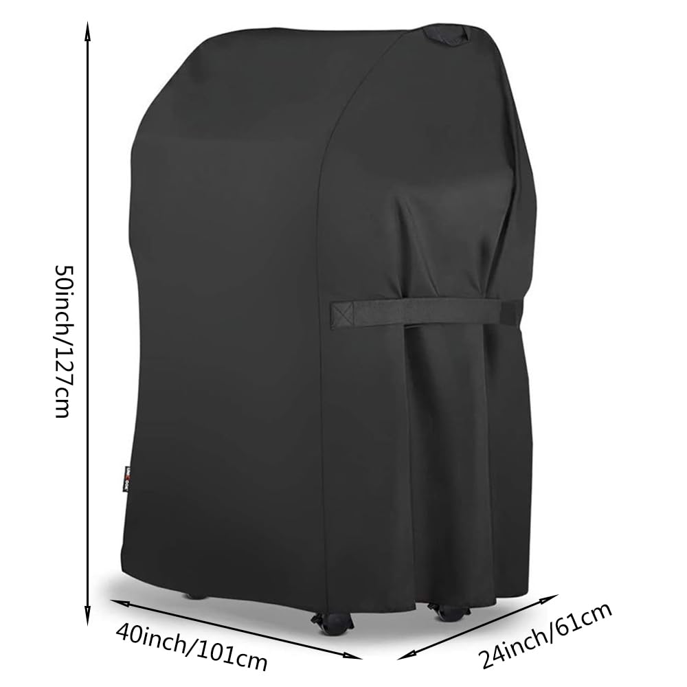 BBQ Grill Cover 50 Inch Heavy Duty Waterproof Barbecue Cover,40-Inch Heavy Duty 210d Oxford Waterproof Grill Cover,Dustproof and Windproof Barbecue Cover for Outdoor Suitable for Most Brands