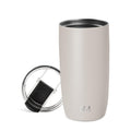 Simple Modern Travel Coffee Mug Tumbler with Flip Lid | Insulated Stainless Steel Iced Coffee Cup | Gifts for Women & Men | Voyager Collection | 470ml | Almond Birch