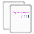 VUSIGN Small Dry Erase Whiteboard, 8.5 x 11 Inches White Board for Fridge, Locker, Mini Dry Erase Board, 2 Pack