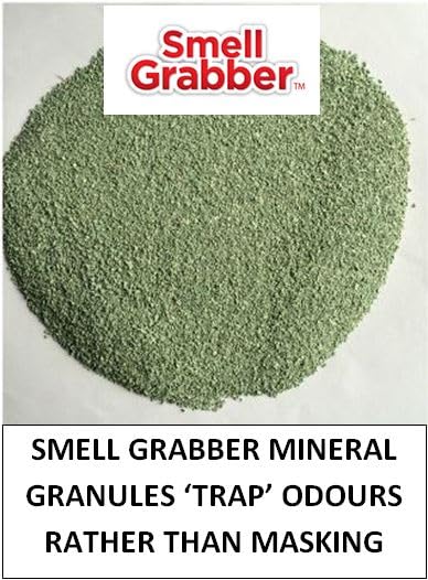Smell Grabber Odour Eliminator (650g) eco-Friendly, Effective in Garbage Bins, Compost Pails, Bathrooms, Cat Litter, Diaper Pails & More * Buy 2 OR More Save 10% * Packaged in Canada