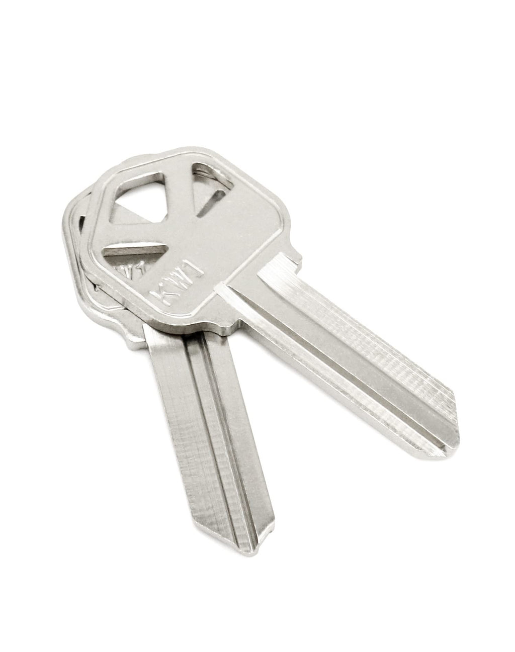 QWORK Blank Key Blanks, Pack of 50 Copper Structures Key for (KW1) Kwikset