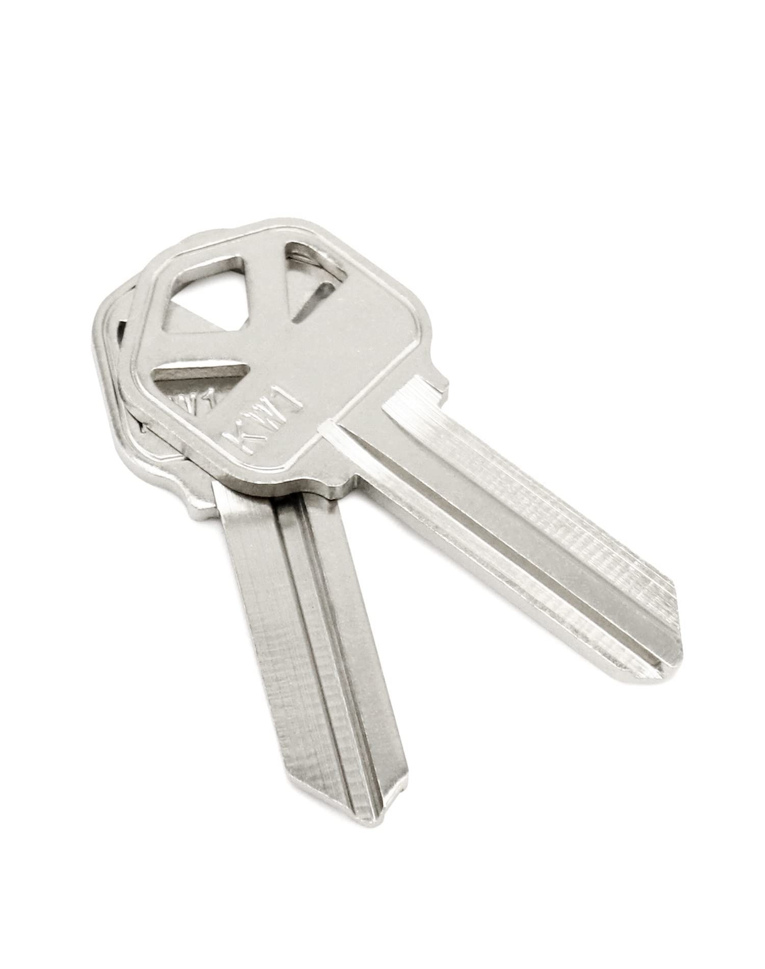 QWORK Blank Key Blanks, Pack of 50 Copper Structures Key for (KW1) Kwikset