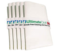 UltimateCloth® Original Streak Free Cloth - 100% MiraFiber® - Water Only Cleaning - Windows, Glass, Mirrors, Stainless Steel, Granite, Quartz, Screens, Cars, Boats - White - 5 Pack