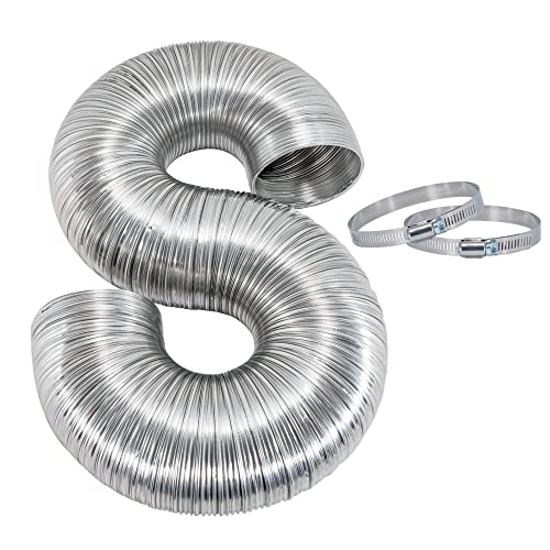Eastman 69028 Semi-Rigid Aluminum Dryer Duct, silver
