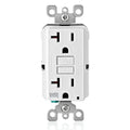 Leviton GFCI Weather-Resistant Receptacle, 20 Amp 125 Volt, Non Tamper-Resistant, GFWR2-W, White