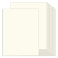 100 Sheets Cream Cardstock 8.5 x 11 Colored Paper, Goefun 80lb Card Stock Printer Paper for Cards Making, Office Printing, Certificate