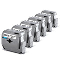 M-K231 12mm Label Maker Tape Replace for Brother P Touch M Tape M-K231s MK231 M-231 M231 M231s 12mm 0.47 Tape Work with Brother Ptouch PTM95 PT-M95 PT-65 PT-90 PT80 PT-70, Black on White