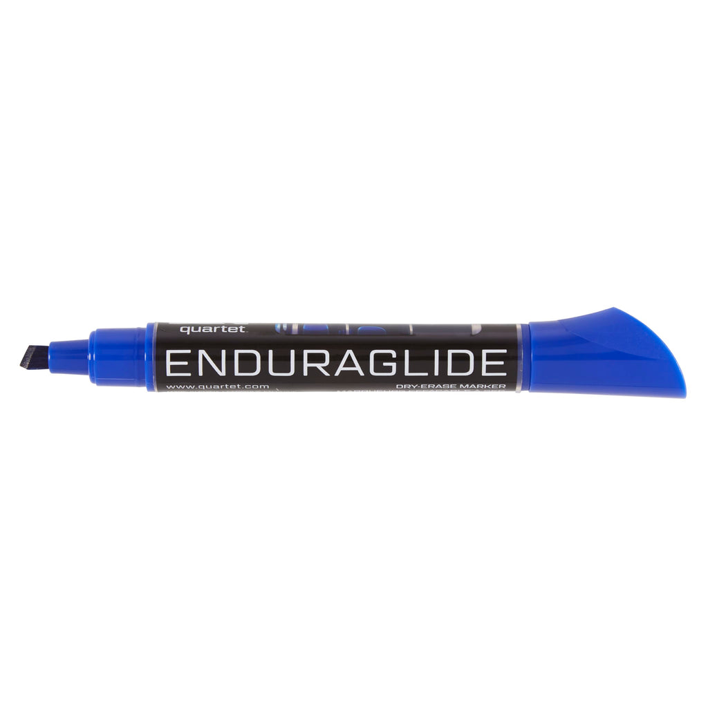 Quartet EnduraGlide Dry-Erase Markers, Chisel Tip, Bold Colour, Assorted Colours, 12-pack (6447459961)