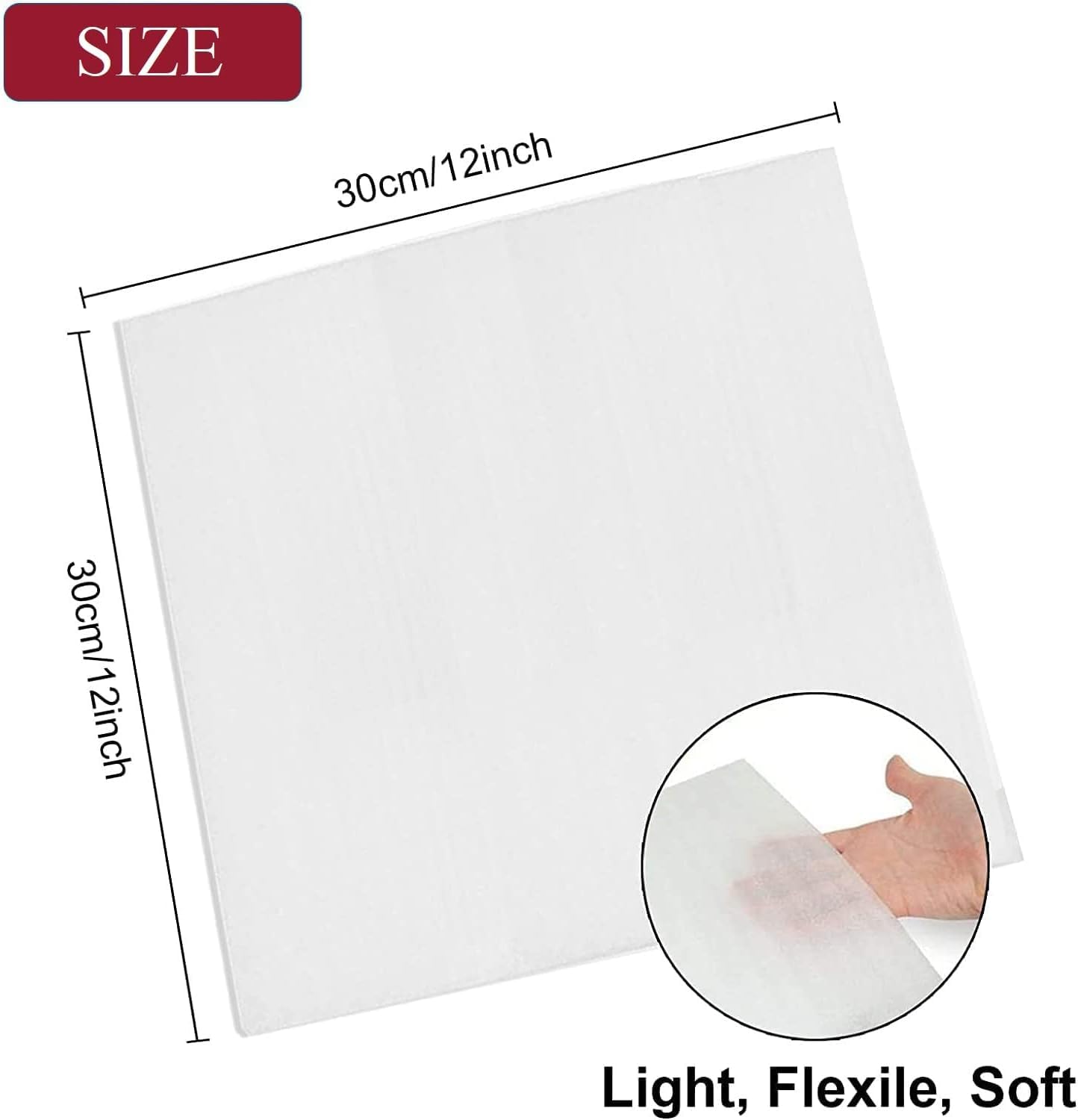 12”x12” Foam Wrap Sheets for Packing Storage Shipping Moving Supplies, Cushion Foam Wrap Packing Foam for Dishes, China, Glass and Furniture (100 Sheets)