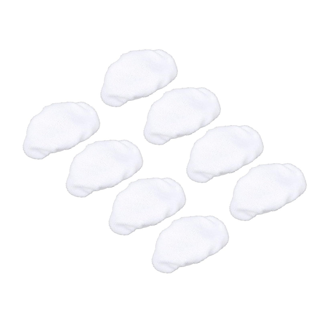 8-Pack Universal Steam Mop Pads - Reusable Microfiber Cloths for Handheld Steam Cleaners, Compatible with Black & Decker, Euroflex, Vapamore & More, Machine Washable