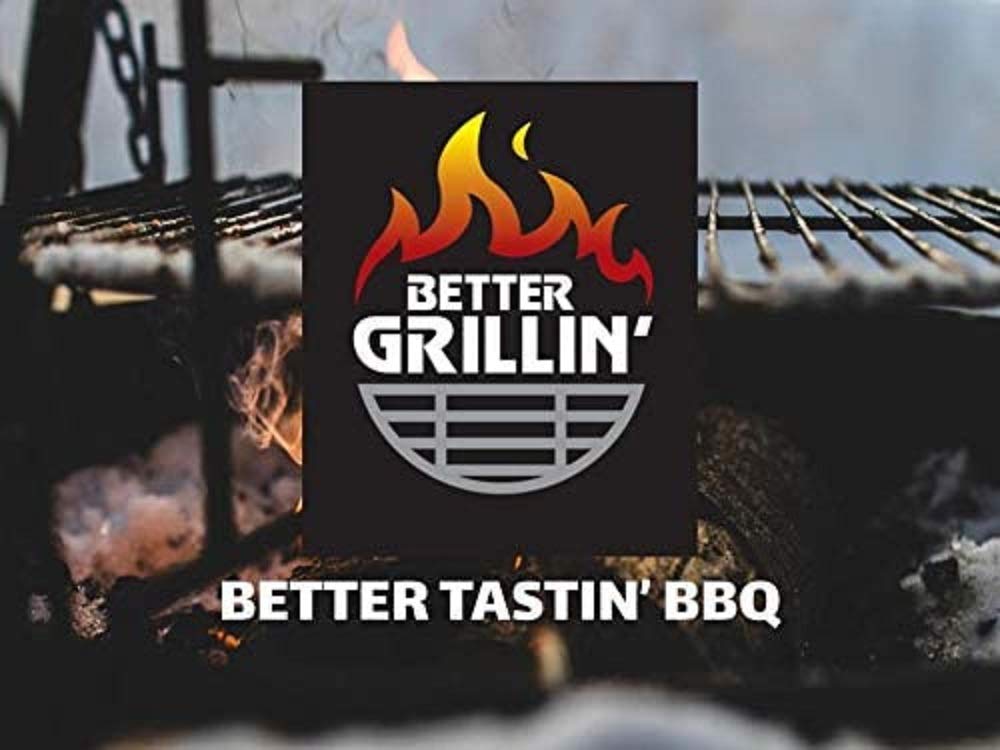 Better Grillin Scrubbin Stone Grill Cleaner-Scouring Brick/Barbecue Grill Brush/Barbecue Cleaner for BBQ, Griddle, 4pk