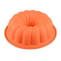 FantasyDay Silicone Baking Molds,9.5 Inch Silicone Cake Pan, Non Stick Fluted Tube Cake Pan for Cake, Jello, Gelatin, Bread