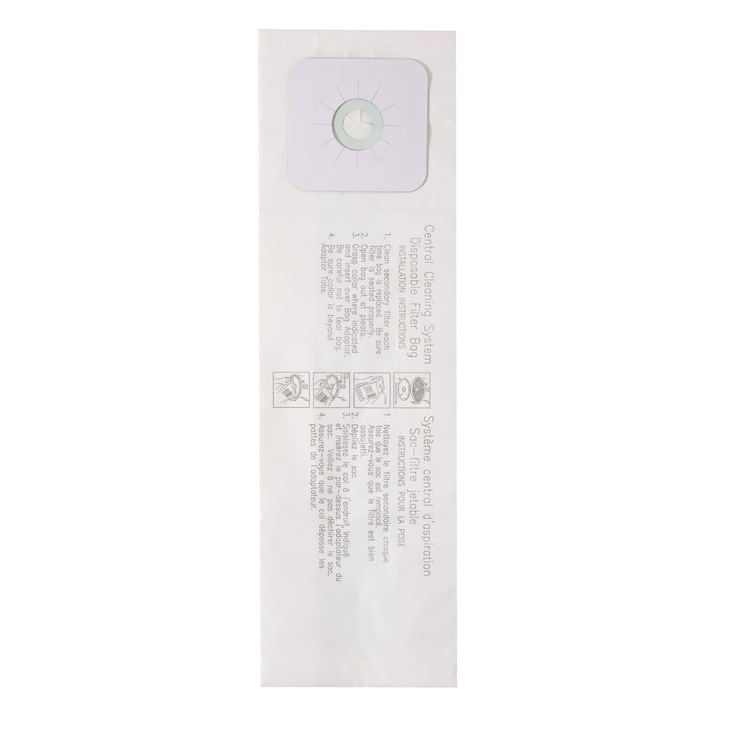 CF Clean Fairy 9pack 391 Central Vacuum Bags Compatible with Nutone 391 CV353, CV450, CV391, CV400, CV350,CV351 VX475 44186, CV352,CV653 CV750, CF3918 Models